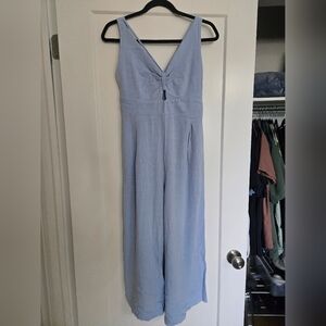 Chic Light Blue Women's Jumpsuit